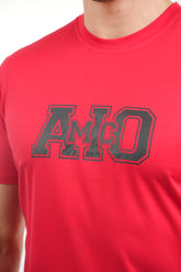 Amico Red Print Tee